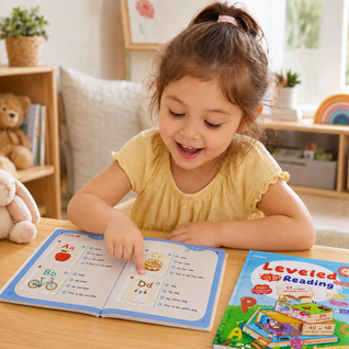 Read & Grow Interactive Leveled Reading Sound Book for Kids – Phonics, Sight Words, CVC Words & Stories