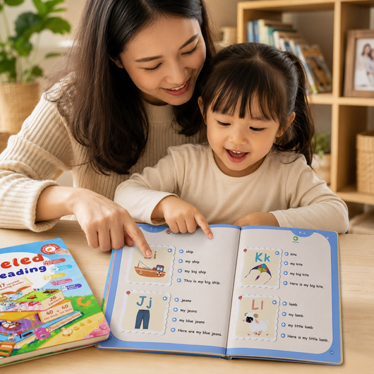Read & Grow Interactive Leveled Reading Sound Book for Kids – Phonics, Sight Words, CVC Words & Stories